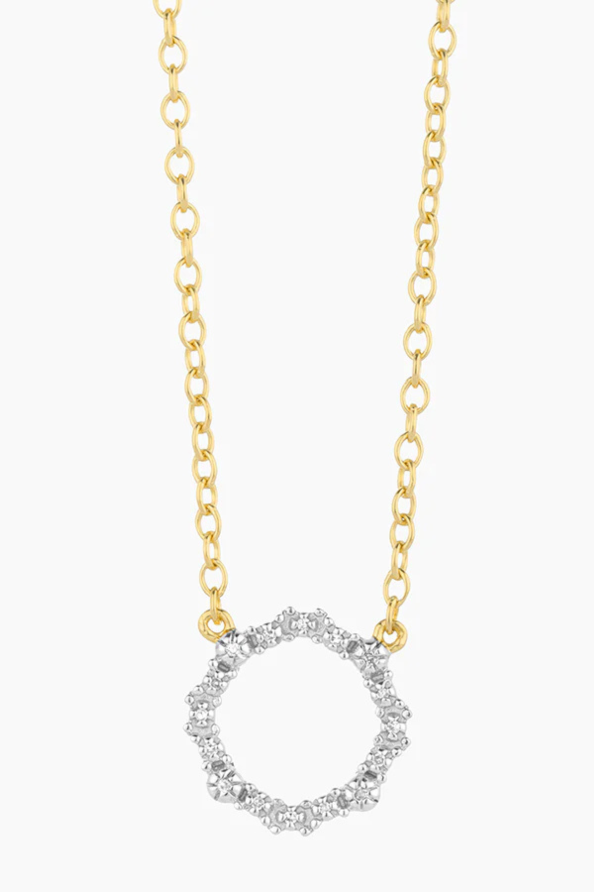 Shine Bright Pendant Necklace in Gold Ella Stein