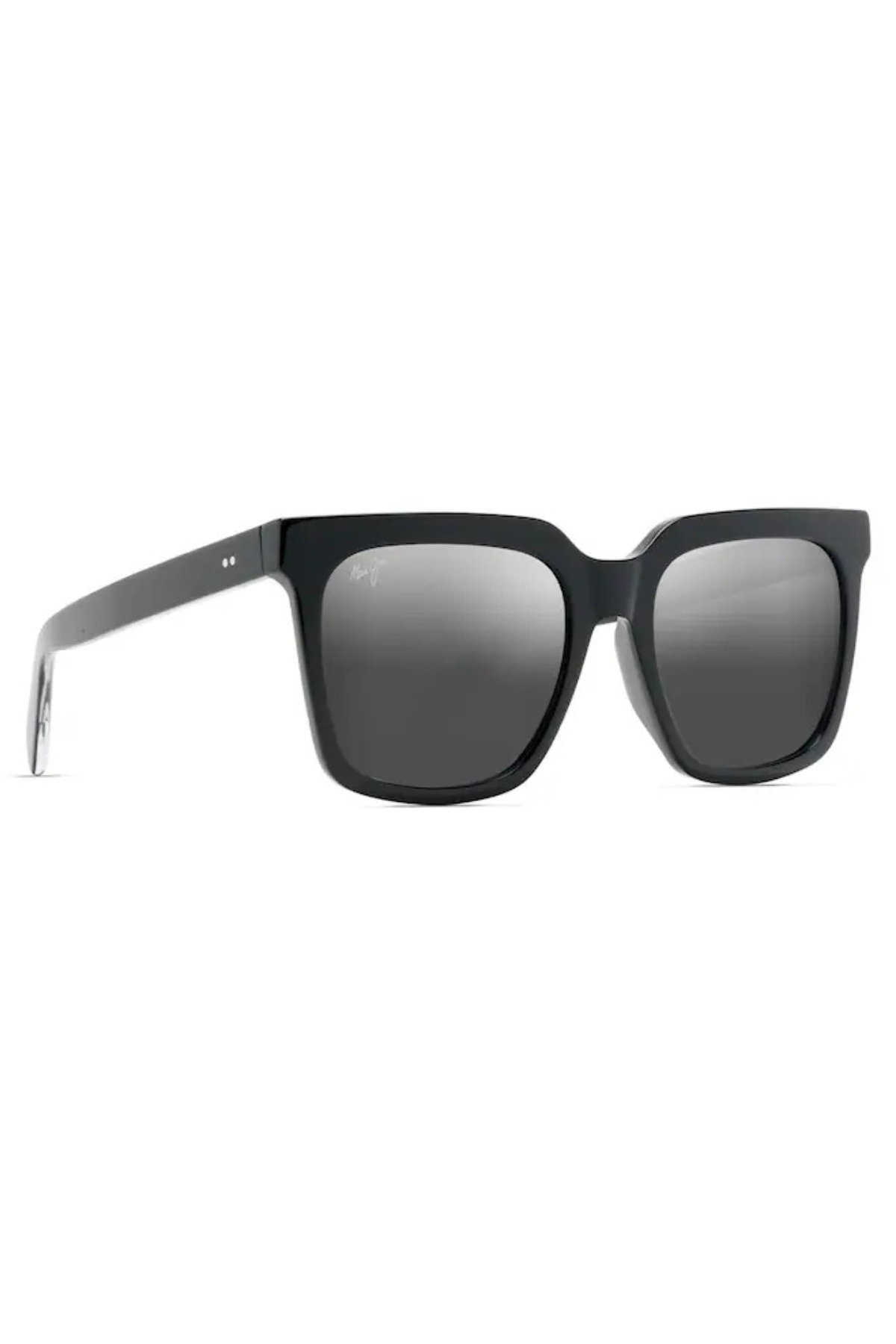 Rooftops Sunglasses in Black Crystal/Silver to Black | Maui Jim