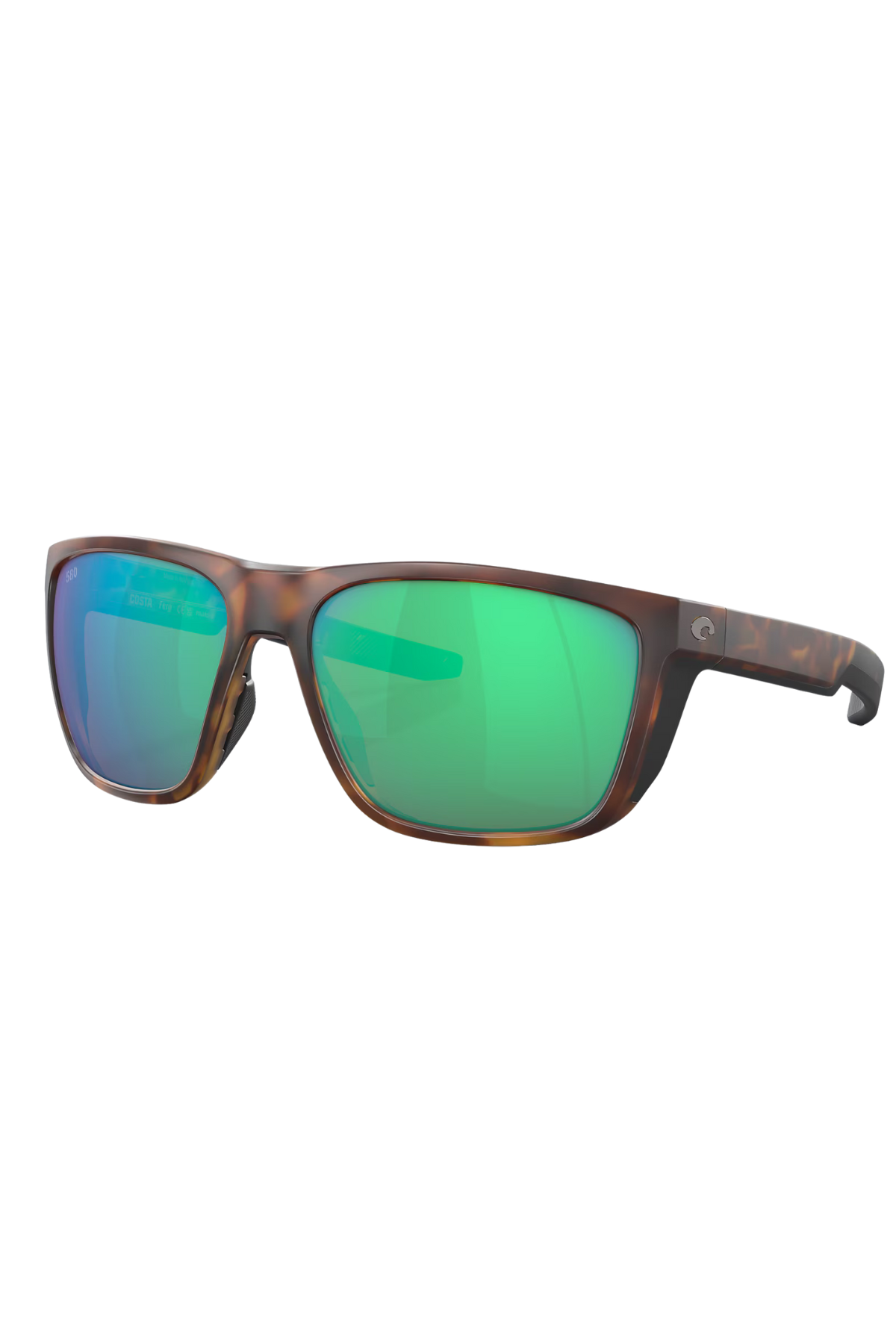 Ferg Sunglasses in Matte Tortoise/Green | Costa