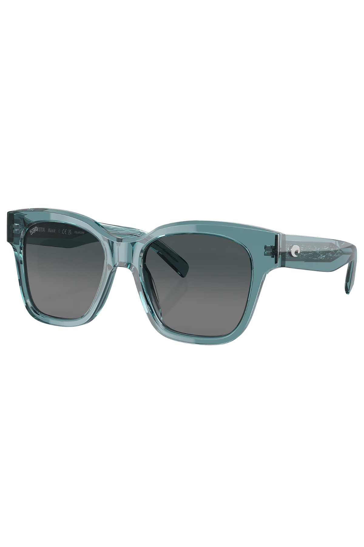 Nusa Sunglasses in Deep Crystal Aquamarine/Gray Gradient | Costa