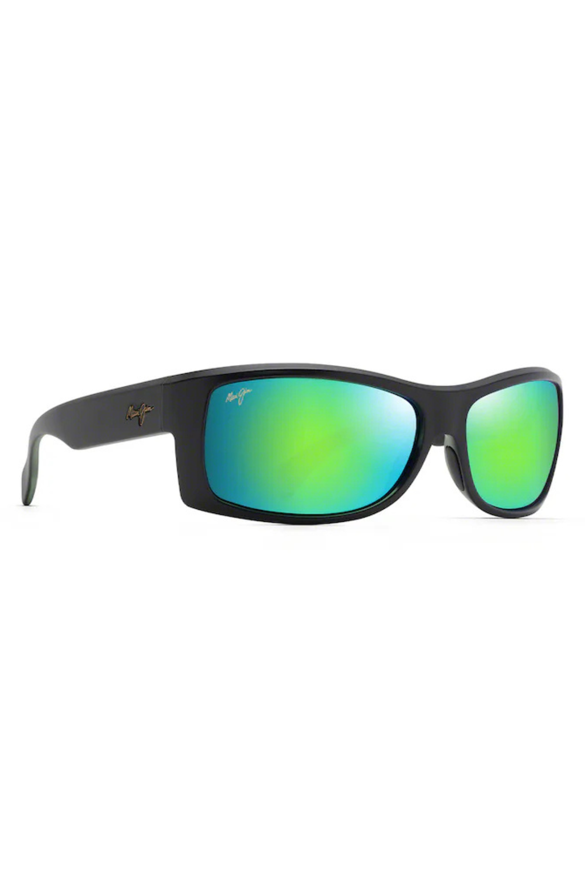 Equator Sunglasses in Matte Black/Olive Green | Maui Jim