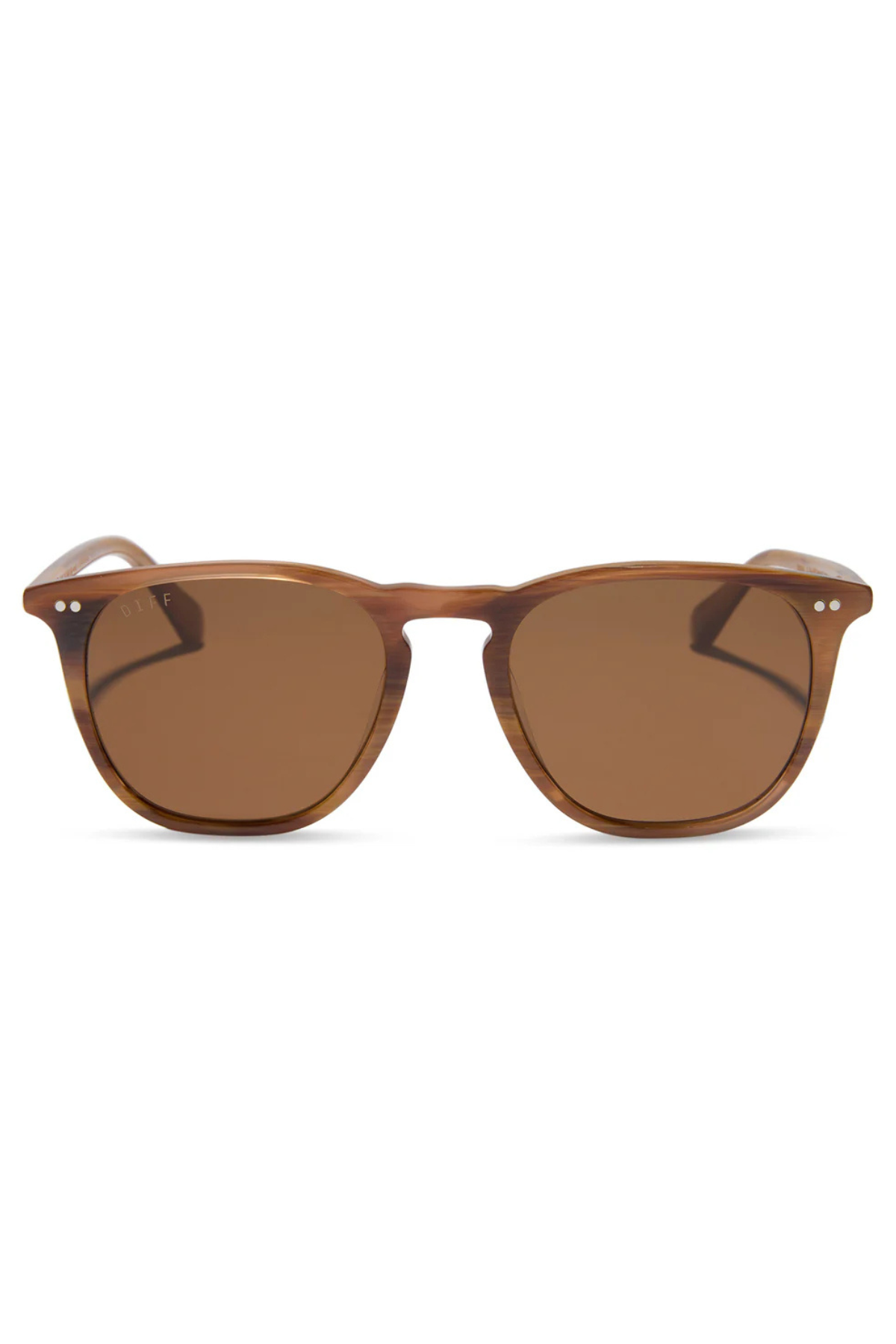 Maxwell XL Sunglasses in Longhorn Brown Polarized | Diff Eyewear