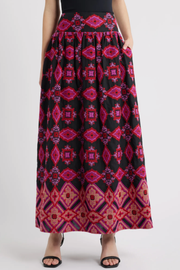Deana Embroidered Maxi Skirt Ciebon