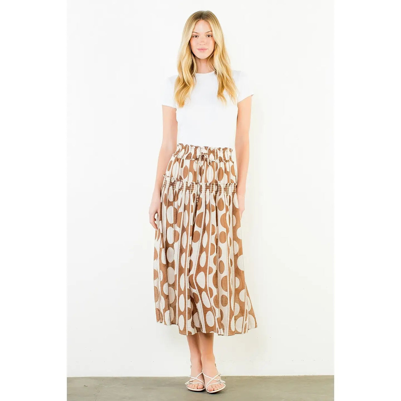 Geometric Print Skirt THML