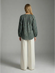 Embroidered Peasant Blouse Meet Me in Santorini