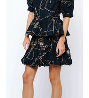 Raz Bubble Hem Mini Skirt Ciebon