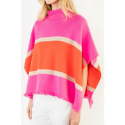Colorblocked Poncho THML