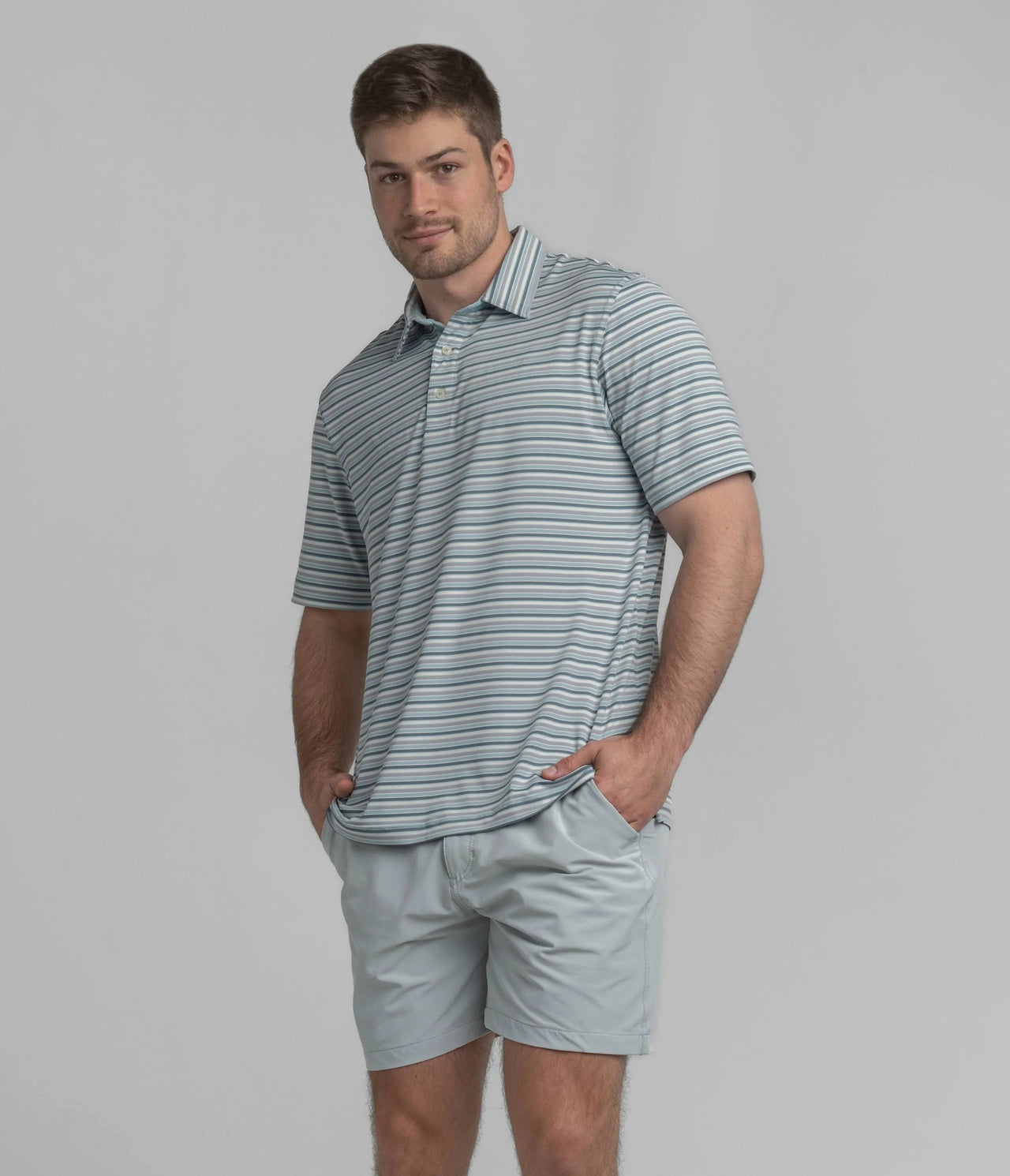 GRANT STRIPE POLO Southern Shirt Co.