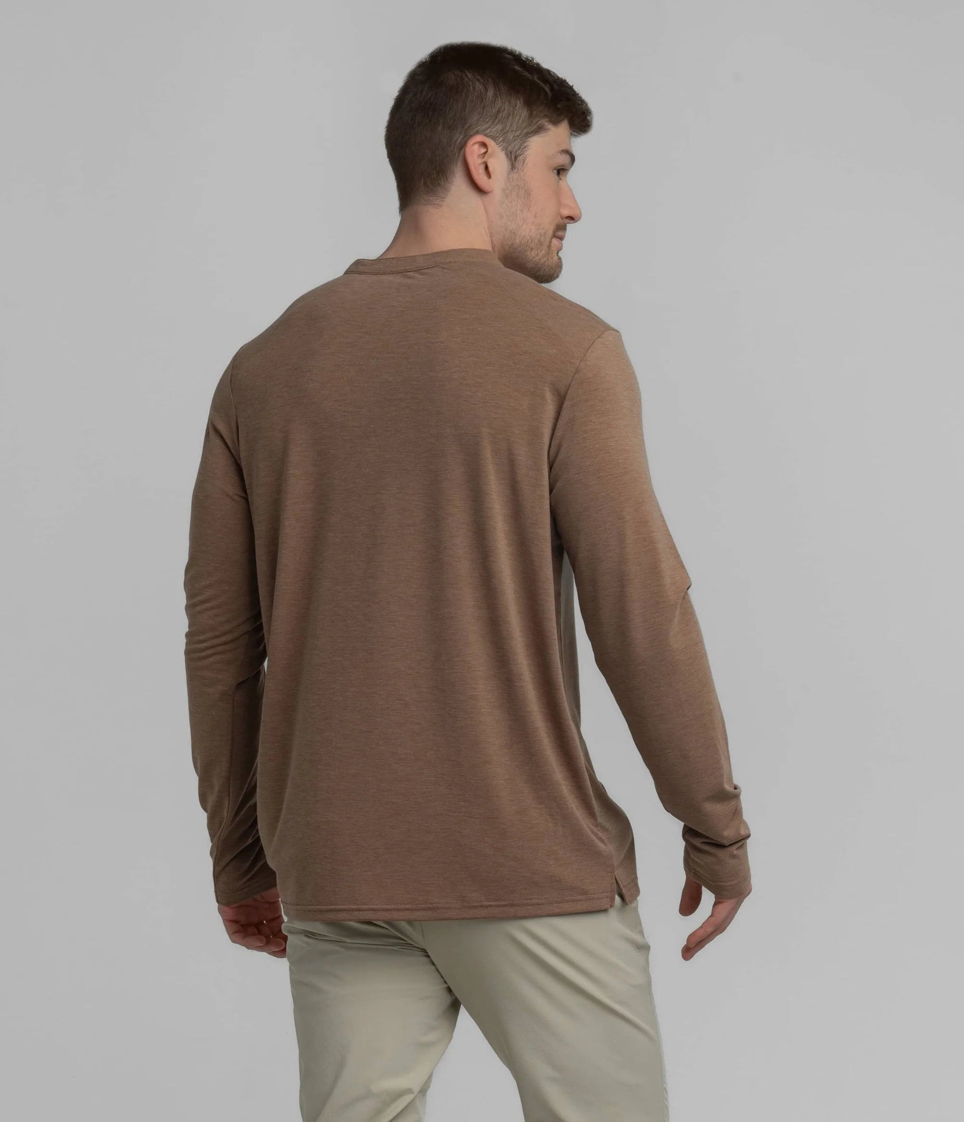 Max Comfort Long Sleeve Henley | Southern Shirt Co. Southern Shirt Co.