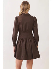 Button Down Shirt Mini Dress Pinch