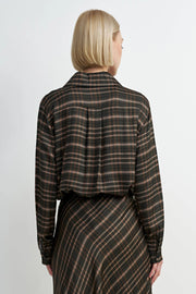Meadow Boyfriend Button-Up Shirt Astrid