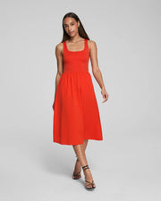 Smooth Jersey Scoop Neck Tank Midi Dress | Spanx Spanx