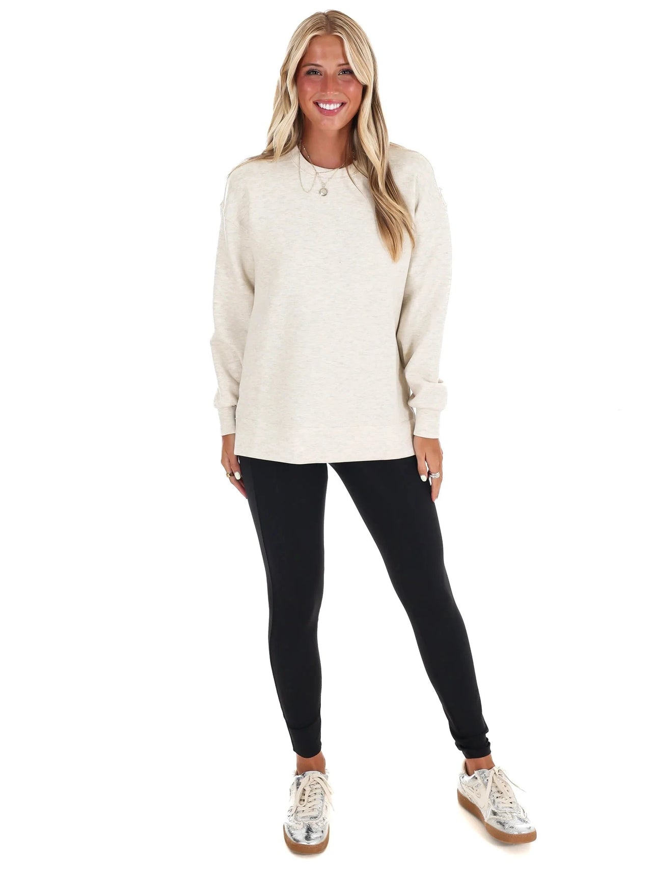 Brushed AirEssentials Crewneck Top | Spanx Spanx