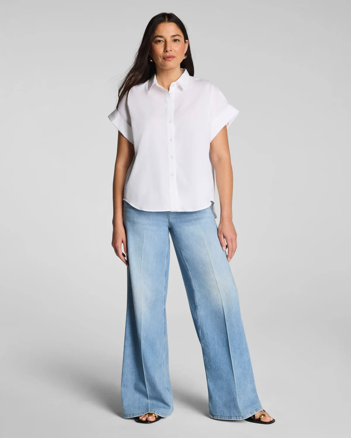 SPANXsupersmooth™ Authentic 360 Lightweight Super Wide Leg Jeans Spanx