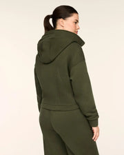 SPANX® BoostUp Cotton Fleece Full Zip Hoodie Spanx