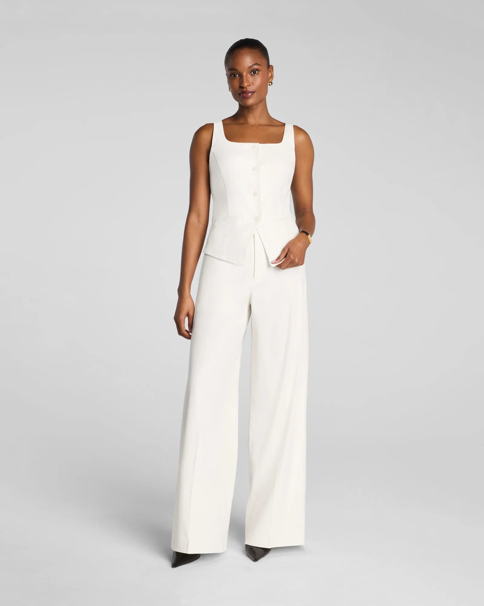 SPANXsupersmooth® EasyBreezy Cotton Linen Super Wide Leg Pant Spanx