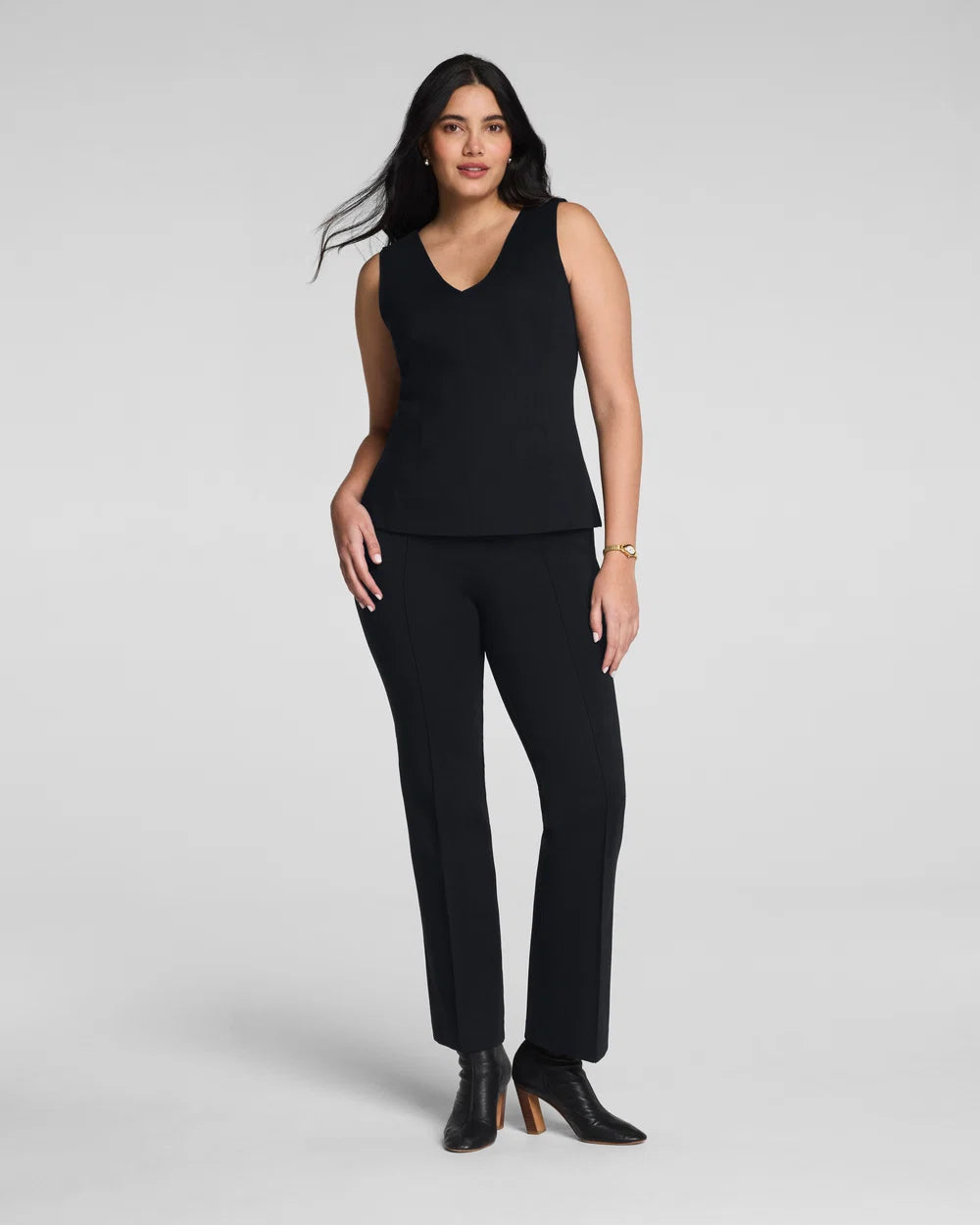 Spanx Supersmooth® PerfectFit Ponte Kick Flare Pant with Pintuck Spanx