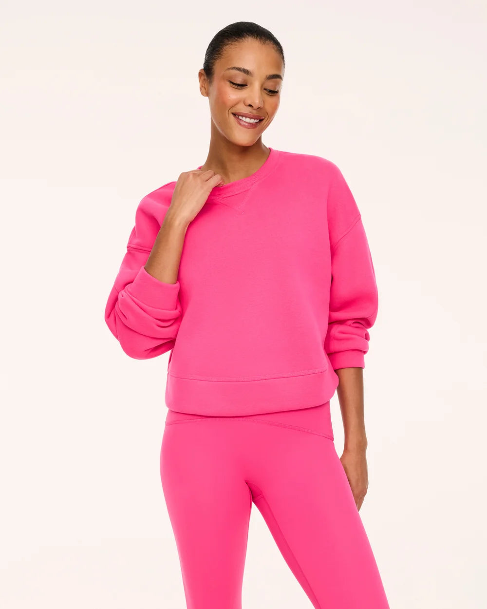Spanx BoostUp Cotton Fleece Crewneck Spanx