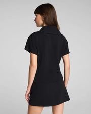 Spanx Airessentials® French Rib Short Sleeve Half Zip Spanx