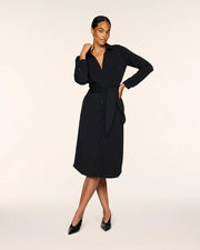 Spanx AirEssentials® Tie-Waist Midi Shirt Dress Spanx