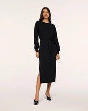 Spanx AirEssentials Long Sleeve Tie-Waist Maxi Dress Spanx