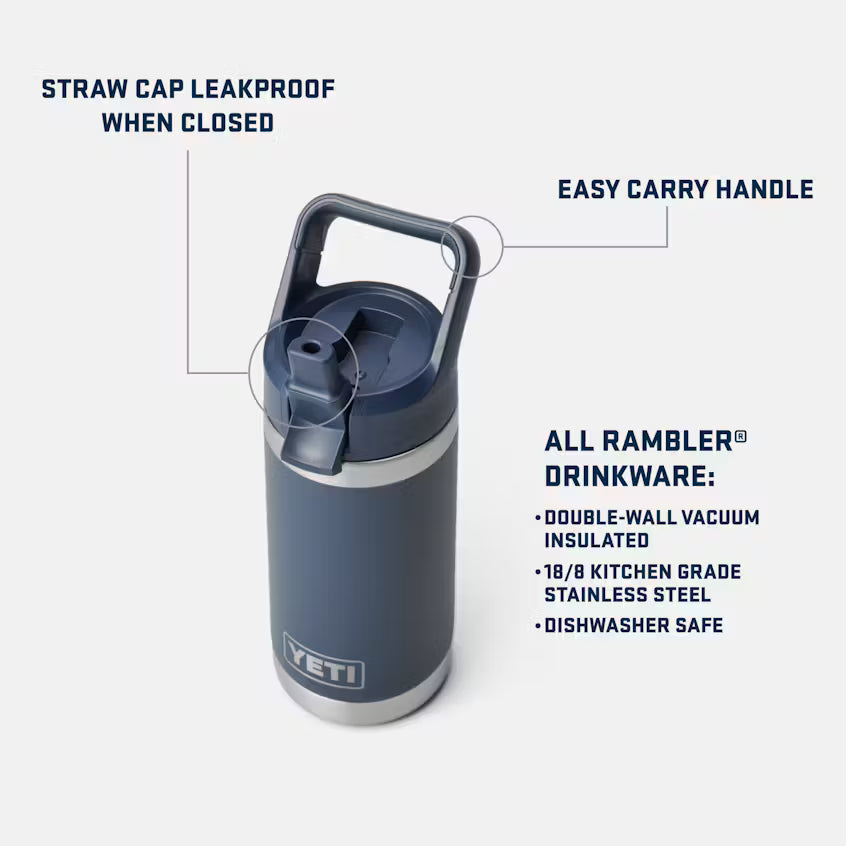 Yeti Rambler Jr 12oz Kids Water Bottle in Wetlands Camo Yeti Coolers