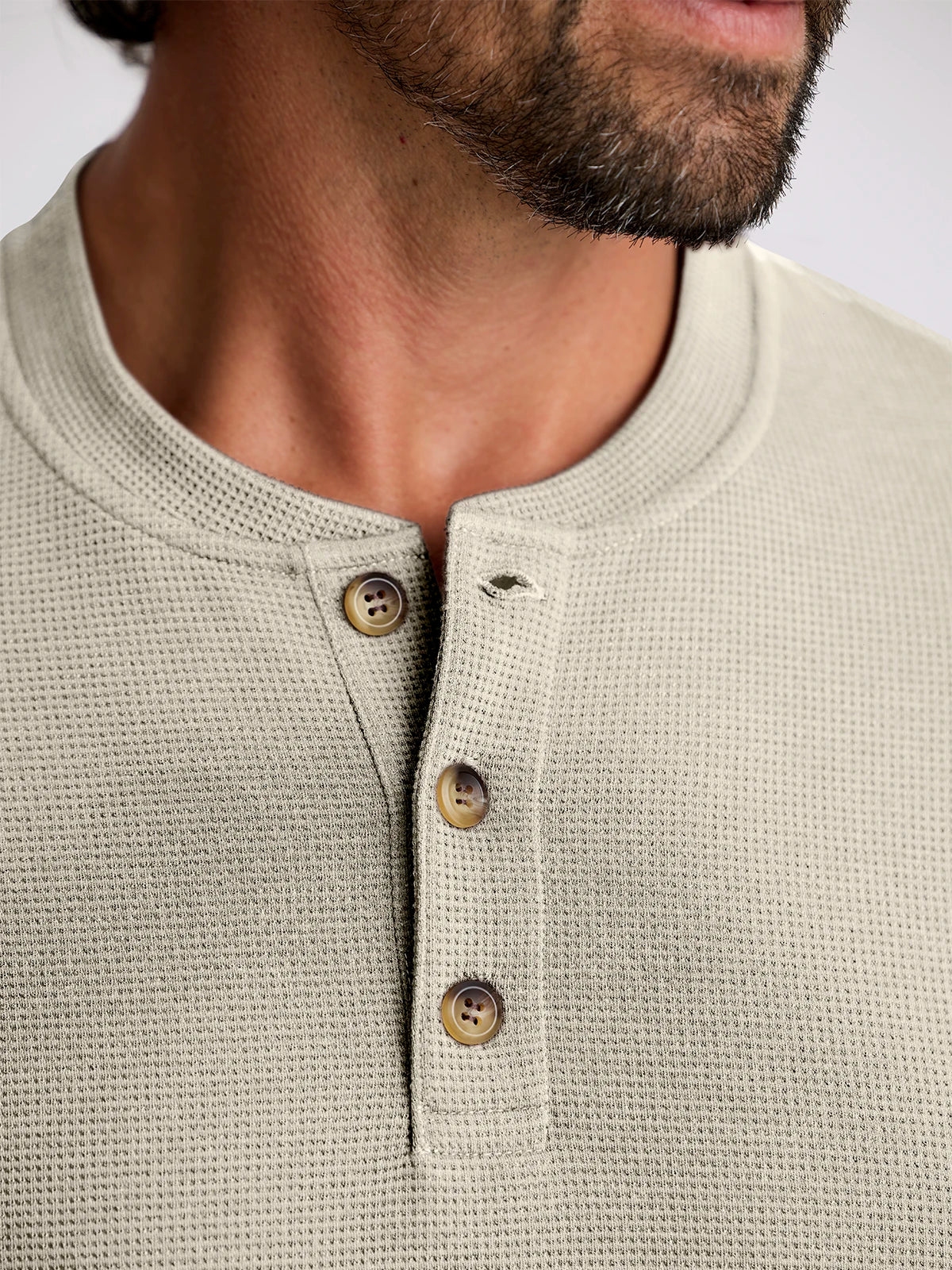 Waffle Long Sleeve Henley | Free Fly Free Fly