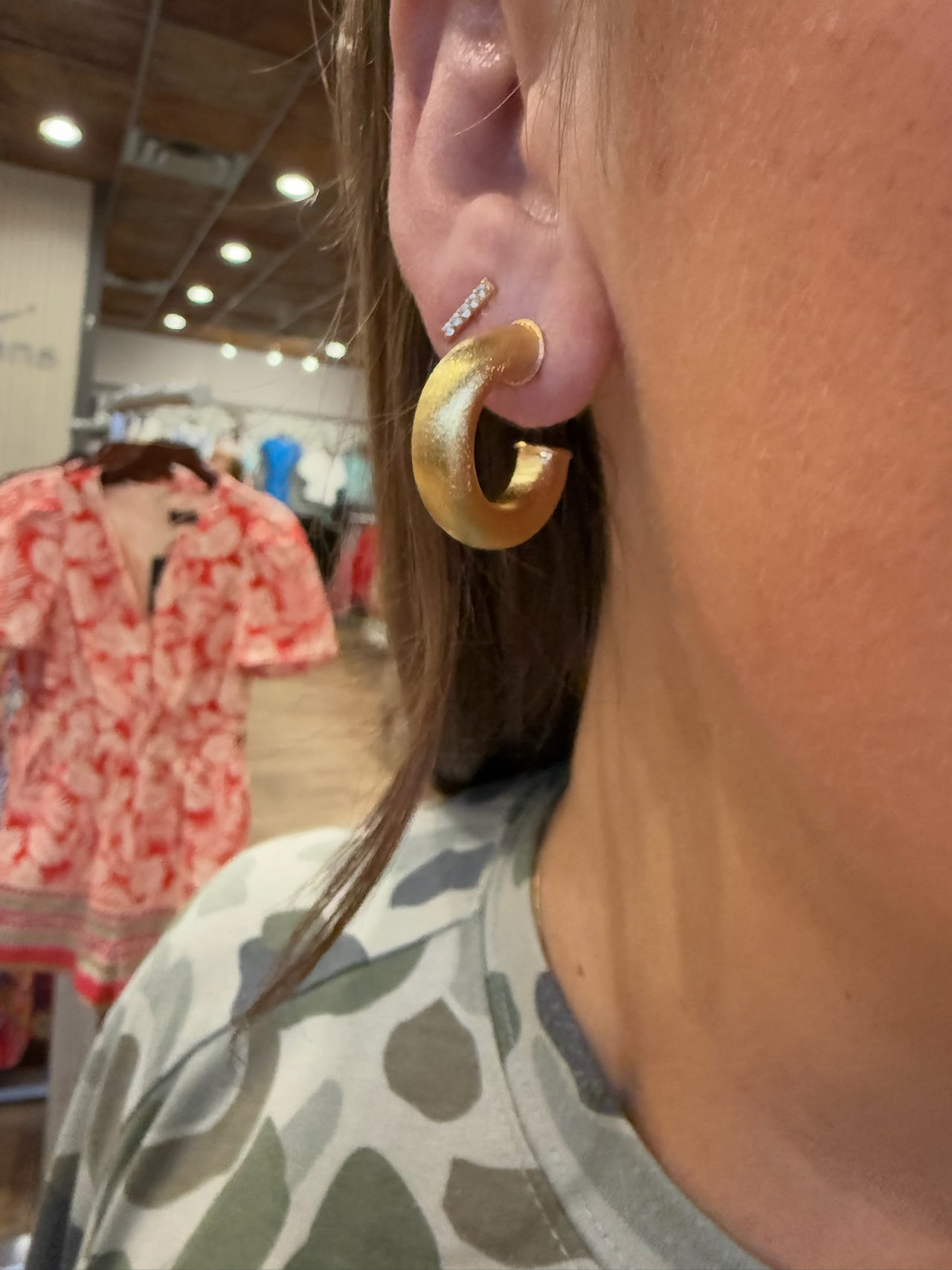 Extra Small Thick Gold Hoops