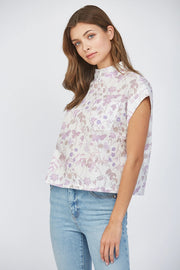 SLEEVELESS TOP W/PLACKET BUTTONS Fate