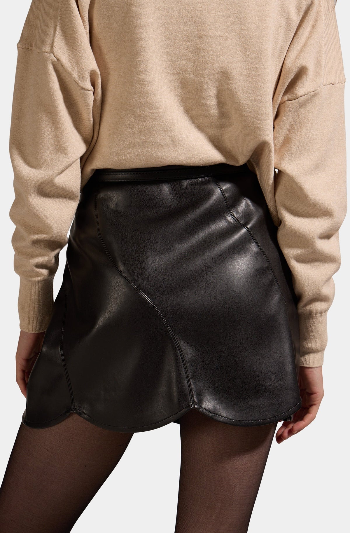 Aerosmith Vegan Leather Skirt Deluc