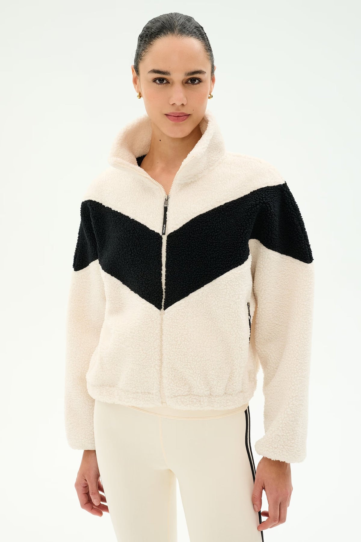 Lottie Chevron Sherpa Full Zip Jacket | Splits59 Splits59