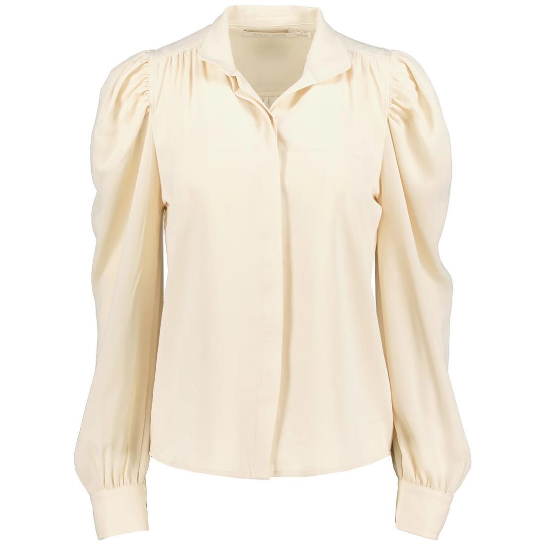 Cate Long Sleeve Ruched Blouse