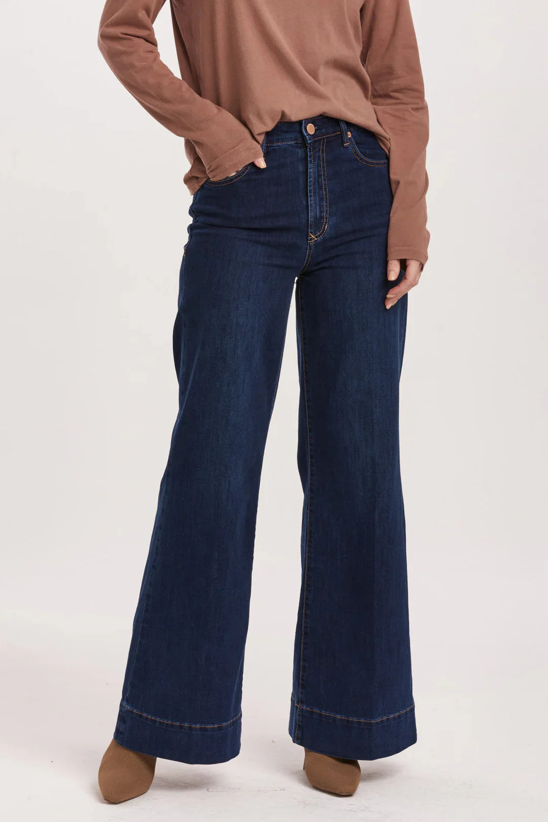 Fiona High Rise Wide Leg Jeans