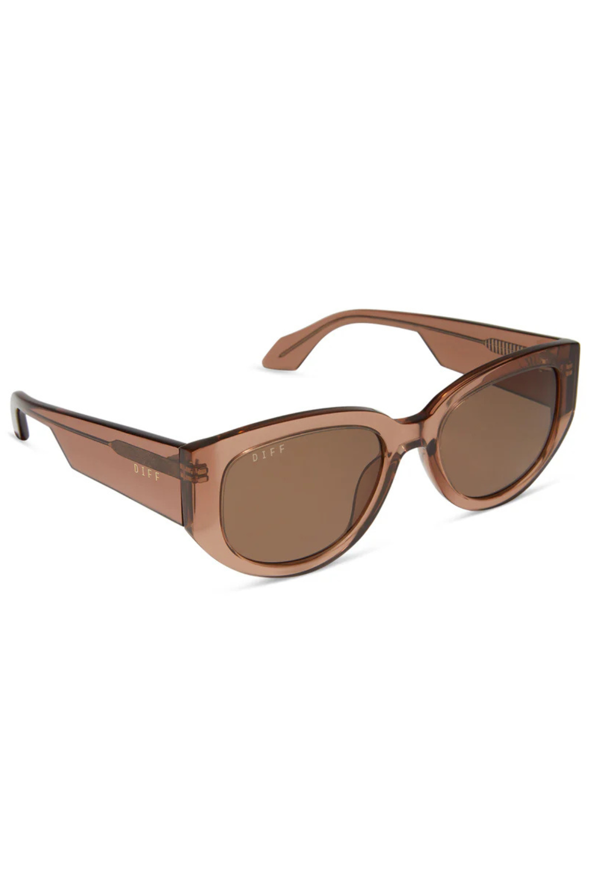 Drew Square Sunglasses in Café Ole Brown | Diff Eyewear Diff Eyewear