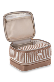 Marbella Mocha Jenny Train Case Stephanie Johnson