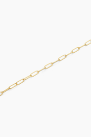 Charm Paperclip Bracelet in Gold Ella Stein