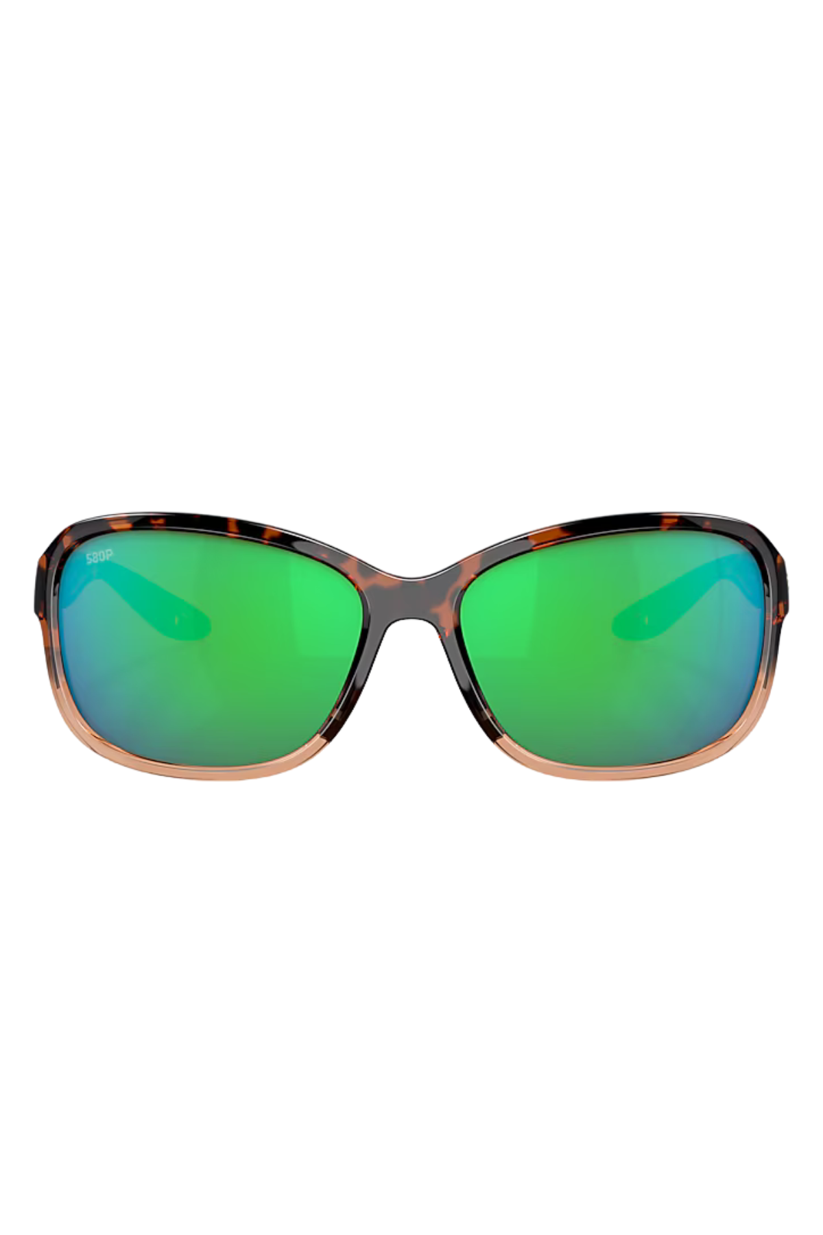 Seadrift Sunglasses in Shiny Tortoise Fade/Green | Costa