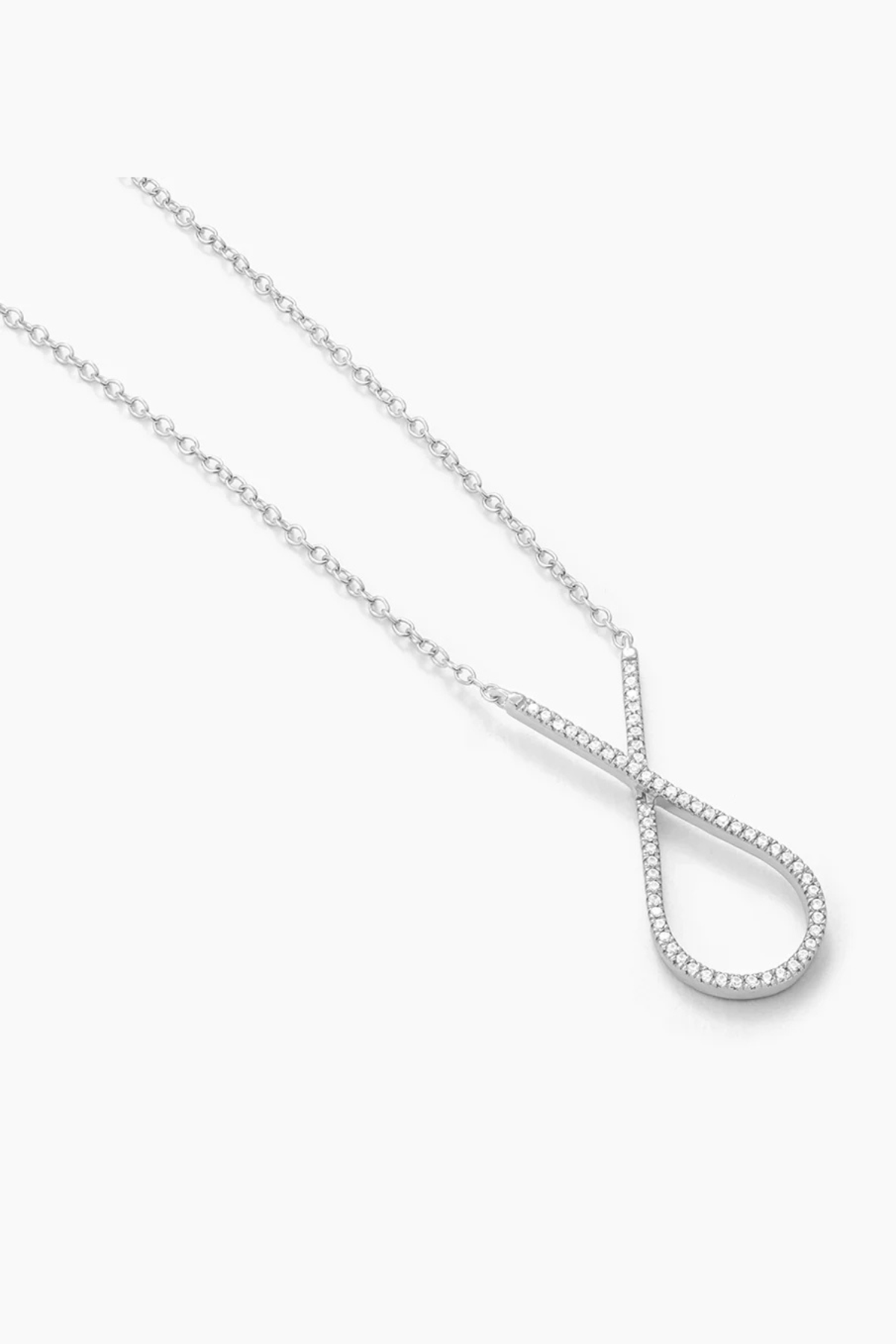 Loop Around Pendant Necklace in Sterling Silver Ella Stein