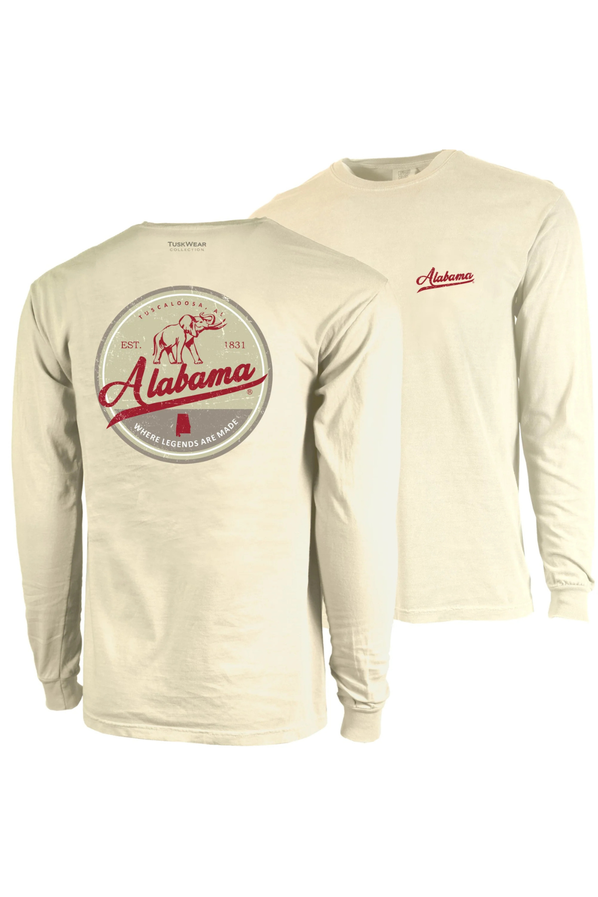 Alabama Legends Long Sleeve T-Shirt | Tuskwear Tuskwear Collection