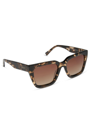 Amara Square Sunglasses in Espresso Tortoise Brown Gradient | Diff Eyewear Diff Eyewear