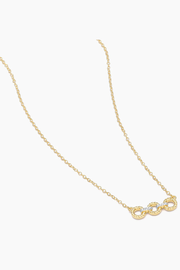 Petite Connect Pendant Necklace in Gold Ella Stein