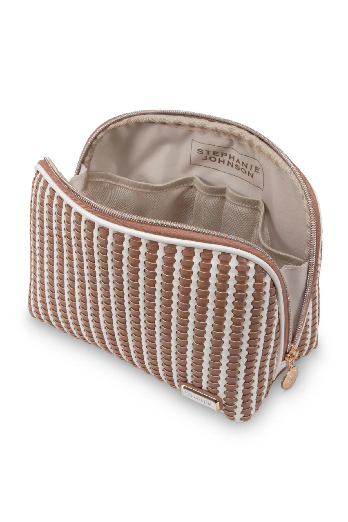 Marbella Mocha Lola Makeup Bag Stephanie Johnson