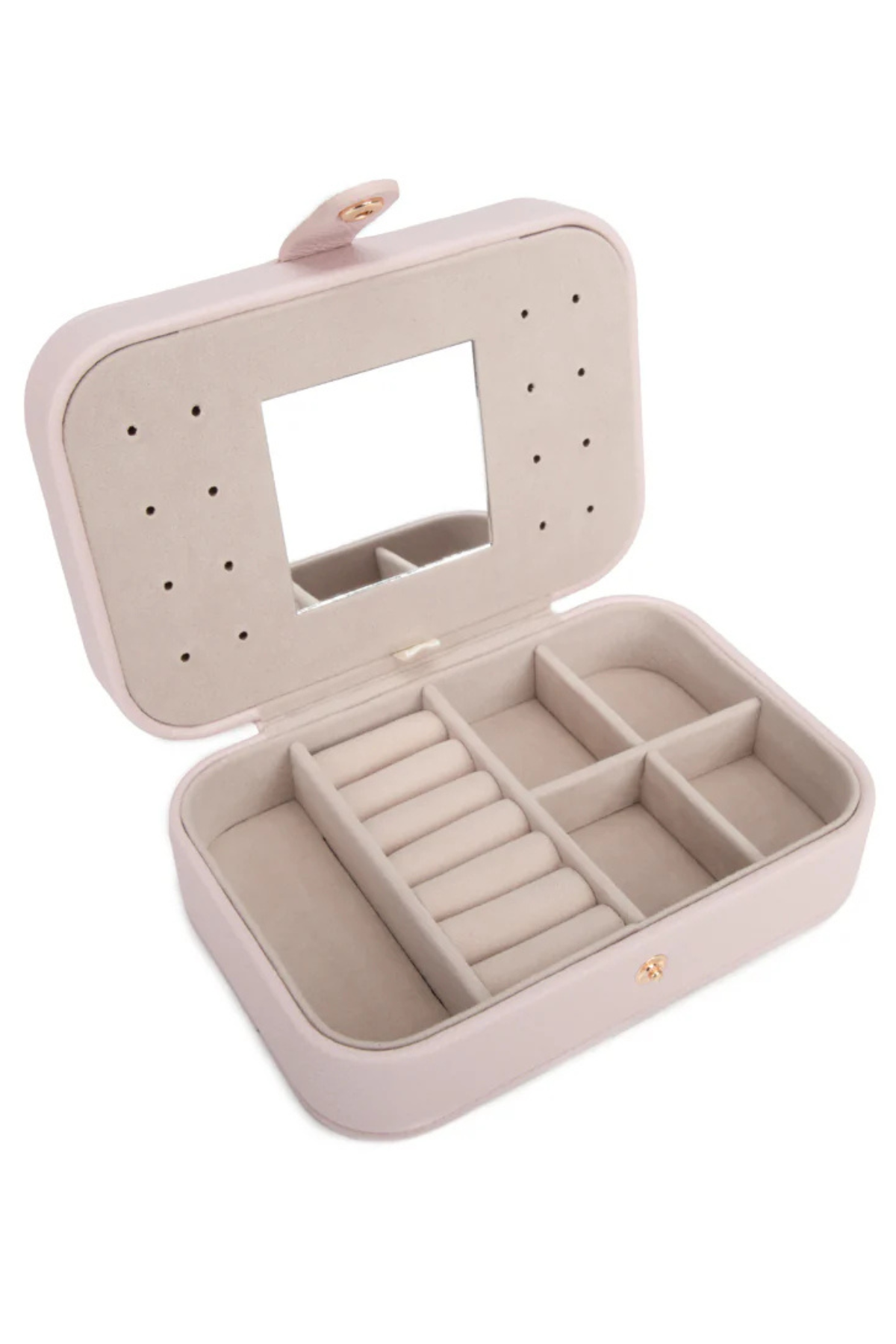 Leah Quilted Travel Jewelry Organizer Brouk & Co