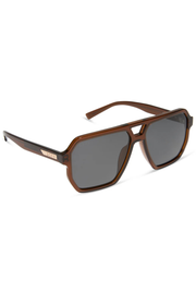 Cameron Navigator Sunglasses in Whiskey Grey | Diff Eyewear Diff Eyewear