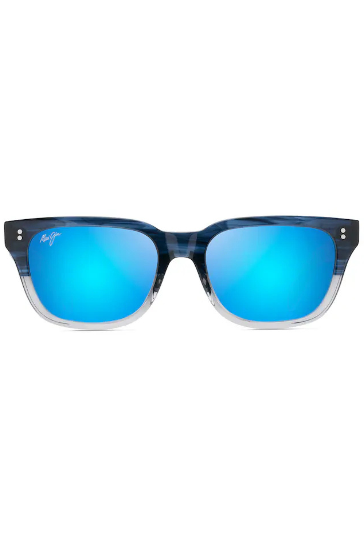 Likeke Sunglasses in Blue-Grey Gradient/Blue Hawaii | Maui Jim