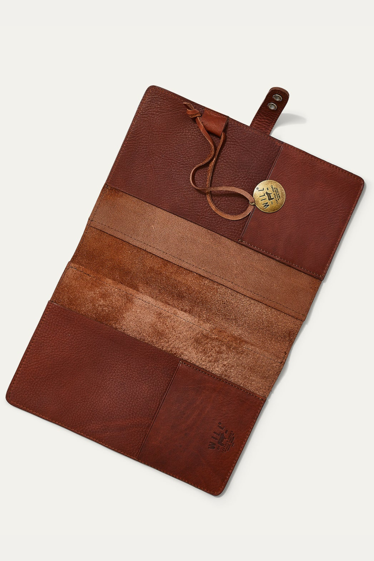 LARGE LEATHER JOURNAL COVER Will Leather Goods