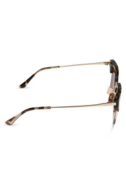 Capri Rectangle Sunglasses in Espresso Tortoise Brown | Diff Eyewear Diff Eyewear
