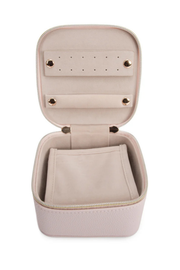 Leah Quilted Travel Jewelry Case with Pouch Brouk & Co
