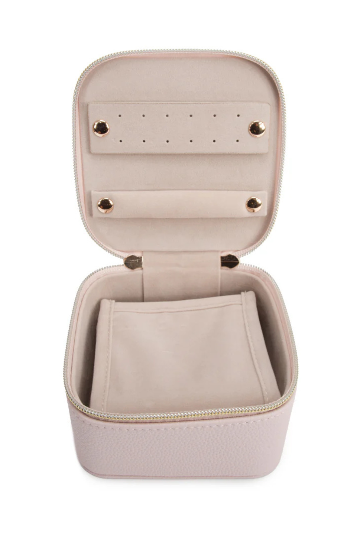 Leah Quilted Travel Jewelry Case with Pouch Brouk & Co