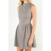Gingham Short Dress THML